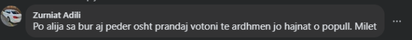 Владата сака (и требаат) мажи, врати се Али Алмети.